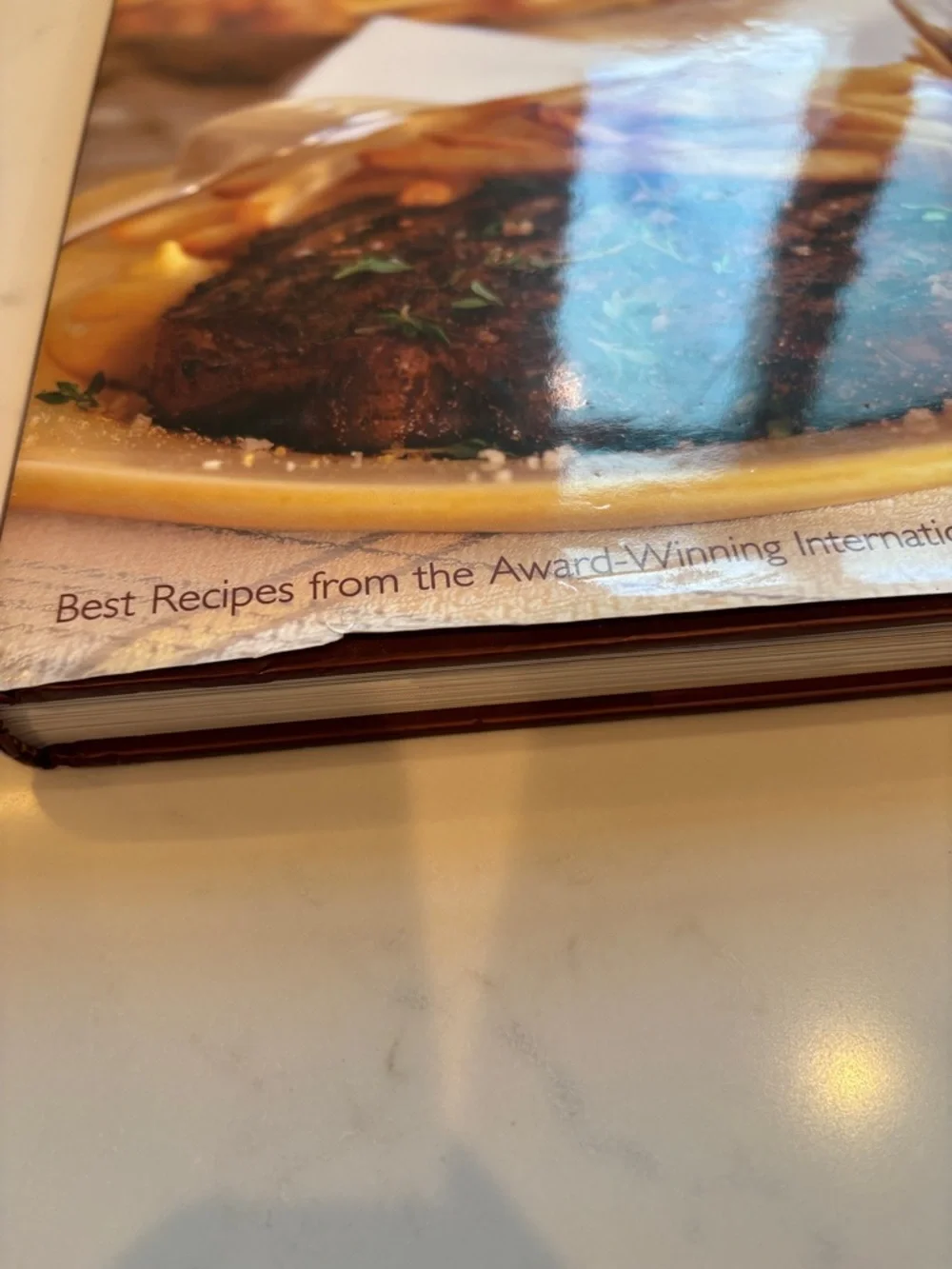 Williams-Sonoma Savoring Meat & Poultry Cookbook - Brown and Gold Cover